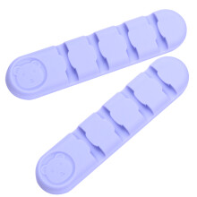2Stk. Schreibtisch-Kabelorganizer Selbstklebend Silikon Kabelclip