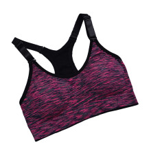 High Sports Bra Vest Space Dye Nahtlos Bügellos Mit Pads
