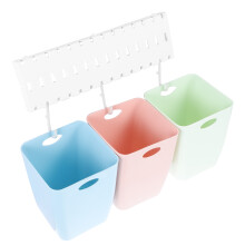 1 Set Recycelbarer Wand Abfalleimer Kleiner Sortiermülleimer
