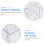 6Stück Transparente Kunststoff Uhrenboxen Display Verpackung 11