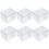 6Stück Transparente Kunststoff Uhrenboxen Display Verpackung 6