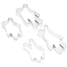 4Stk Keks Ausstechformen Hase Metall Backform Tier