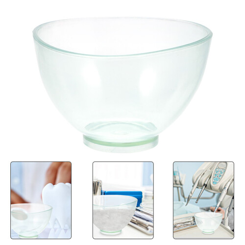 1Pc Dentist Mixing Rubber Bowl Transparent Safe and Practical 2