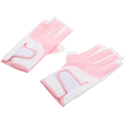 One Pair Women'S Microfiber Sun Protection Gloves Thin Breathable