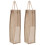 2Stk Weinflaschenbeutel Jute Mit 3