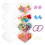 1 Set Kinder Haarringe Mini Haarklammern Elastische Haargummis 2