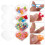 1 Set Kinder Haarringe Mini Haarklammern Elastische Haargummis 3