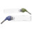 2Pcs Small Pets Plastic Water Bottle Auto Feeder Hamster Bunny Use 7