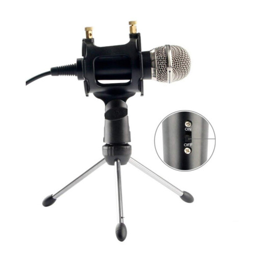 Stativ Für Mikrofon, Handy Pc Live Streaming (Schwarz) 2