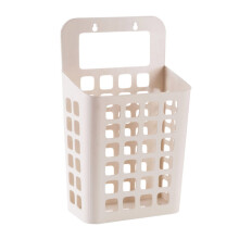 Mehrzweck Wäschekorb Organizer Kunststoff Mit Klebebefestigung Beige