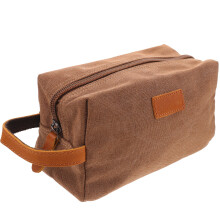 Makeup Kosmetiktasche Canvas Leder Vintage Organizer