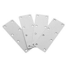 4Stk Flache Winkelbleche Für Möbel Holzregale