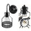 Led Lampe Garten Dekorative Wandleuchte Schwarz 3