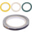4 Handgemachte Papiertapes Regenbogenfarben 3