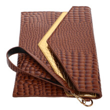 Simple Umhängetasche Vintage Krokodilmuster Pu Für Frauen