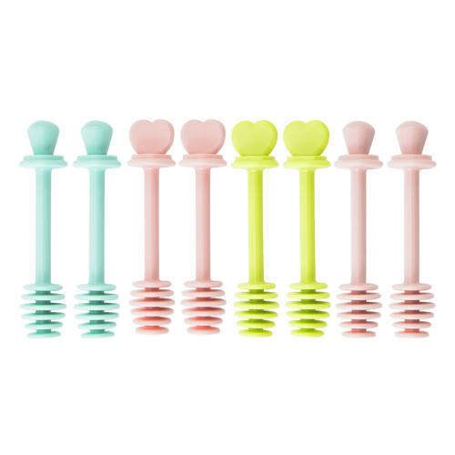 8Pcs Food-Grade Honey Dippers Plastic Stirring Sticks Multipurpose 1