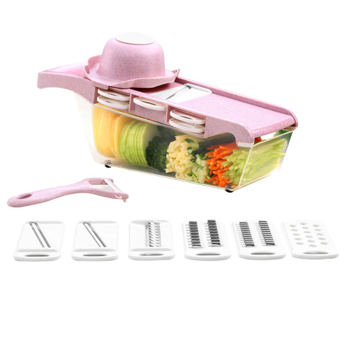 Kitchen Multifunktionshacker Für Gemüse Und (Pink)