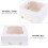 5Stk. Dessert Verpackungsboxen Für Kuchen Backwaren 8