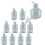10 Stks Transparante 500 Ml Drink Sap Container Mini Emmer 7