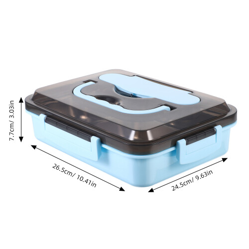 Leakproof Bento Box Mit Luftdichtem Deckel Und Fächern 1