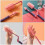Brosse Flexible Biberon Silicone Rose Bébé Nettoyage 2