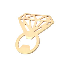 2Stk Flaschenöffner Diamantform Partyzubehör Gäste Geschenke