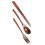 One Set Portable Camping Picnic Tableware Wooden Fork Spoon Chopsticks 1