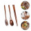One Set Portable Camping Picnic Tableware Wooden Fork Spoon Chopsticks 7