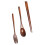 One Set Portable Camping Picnic Tableware Wooden Fork Spoon Chopsticks 10