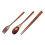One Set Portable Camping Picnic Tableware Wooden Fork Spoon Chopsticks 8