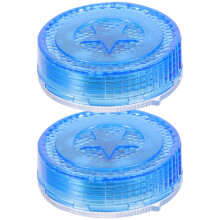 1 Pair Universal Car Door Warning Lights Magnetic Sensor Blue