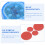 1 Pair Universal Car Door Warning Lights Magnetic Sensor Blue 11