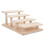 Solid Wood Eyeglasses Display Rack Beige Storage Organizer 1