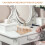Solid Wood Eyeglasses Display Rack Beige Storage Organizer 7