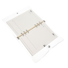 -Notes A5 Transparent PVC Agenda Multifonction Portable