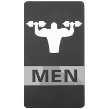 Restroom Schild Selbstklebend Acryl Toiletten Leitschild