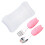 1 Set Besteck Kinder Trainingsgeschirr Mit Box (Pink) 1