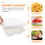 10Stück To Go Box Papier Lebensmittelbehälter Einweg 10