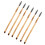 6Pcs Portable Khaki Eyebrow & Lash Curling Brushes Makeup Tools 5