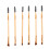 6Pcs Portable Khaki Eyebrow & Lash Curling Brushes Makeup Tools 2