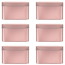6Stück Weißblechbox Mit Deckel Für Tee, Süßigkeiten,
