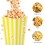 48Stk Popcorn Boxen Mit Druckmuster Papier Frites Box 10