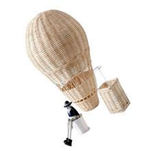 1St Sfeervolle Rieten Warmeluchtballon Hanger Voor Partij En Thuis