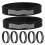 12Stk Karomuster Silikon Armbänder -Thema 10