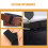 5 Pcs Wide Webbing Holder Ring Belt Trinket Storage Case Black 7