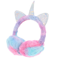 Plüsch Einhorn Ohrenschützer Lila Winter Ohrwärmer Kuschelig