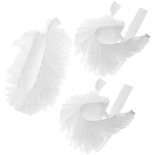 1Set White Pleated Ruffle Collar Sleeve Set Elizabethan Style Neckwear