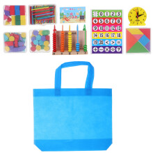 Math Kit Met Telstokjes En Meetkundige Vormen Voor Kleuterschool