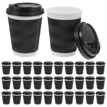 50 Einweg Kaffeetasse Verstärkte Wellpapier