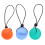 3 Stk. Handgriffe Krafttrainer Fingergriffball Mit Seil 1